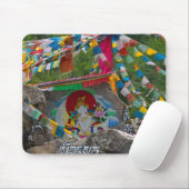 Buddhist Painting on Rocks Mousepad (Mit Mouse)