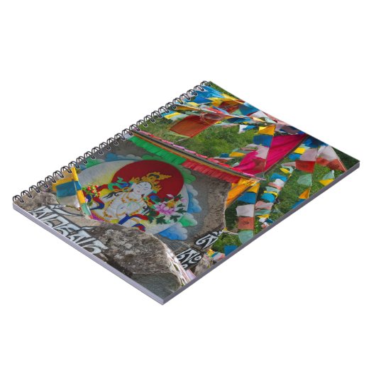 Buddhist Painting on Rocks Notizblock (Linke Seite)