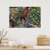 Buddhist Painting on Rocks Poster (Küche)