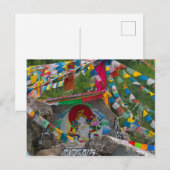 Buddhist Painting on Rocks Postkarte (Vorne/Hinten)