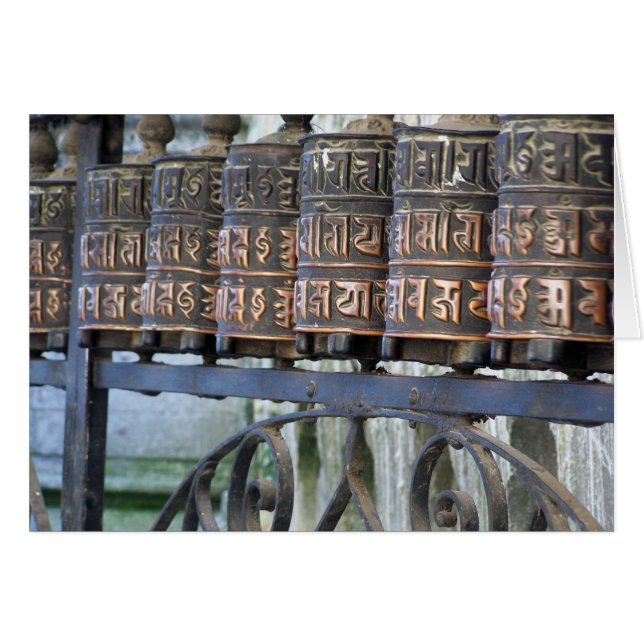 BUDDHIST PRAYER-RÄDER, NEPAL (Vorderseite (Horizontal))