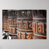 Buddhist prayer wheels poster (Vorne)