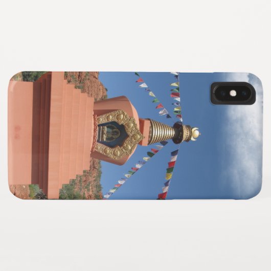 Buddhist Stupa Case-Mate iPhone Hülle (Rückseite (Horizontal))