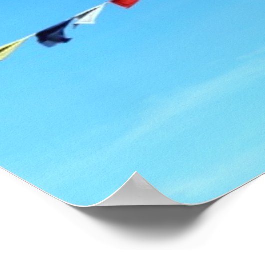 Buddhist Stupa Poster (Ecke)