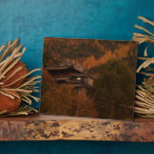 Buddhist Temple Plaque Fotoplatte (Seite)