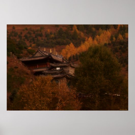 Buddhist Temple Poster (Vorne)