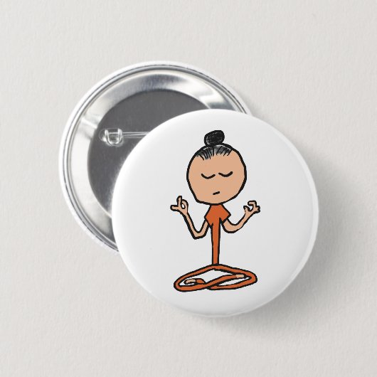 Buddhist vermitteln button (Vorne & Hinten)