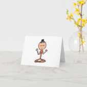 Buddhist vermitteln karte (Gelbe Blume)