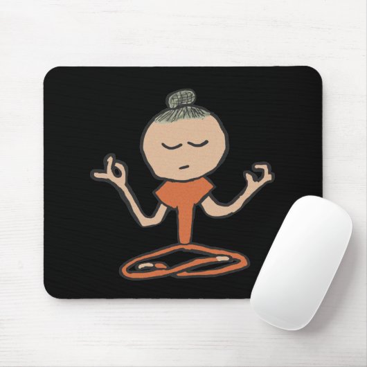 Buddhist vermitteln mousepad (Mit Mouse)