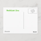Buddhist Zen Postkarte (Rückseite)