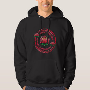 Buddhistin Zen Lotus schätzt alles Buddhismus Hoodie