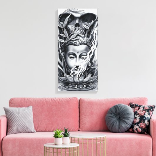 buddhistisch leinwanddruck (Insitu (Wohnzimmer))