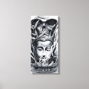 buddhistisch leinwanddruck