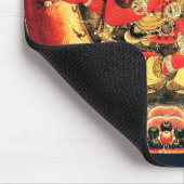 Buddhistische Aizen Myoo Malerei des 14. Mousepad (Ecke)