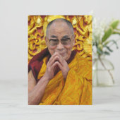 Buddhistische Buddhismus-Meditation Dalai Lamas Einladung (Stehend Vorderseite)