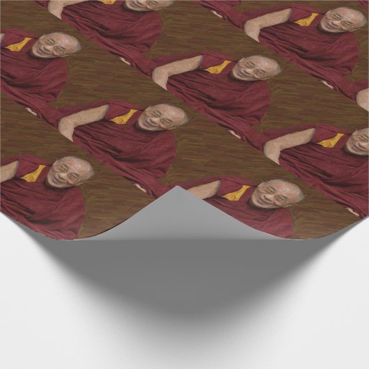 Buddhistische Buddhismus-Meditation Yog Dalai Geschenkpapier (Ecke)
