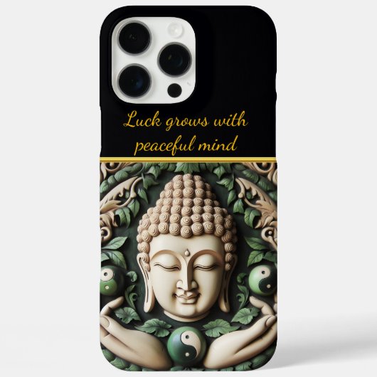 Buddhistische Carving: Blätter & Orbs AI Case-Mate iPhone Hülle (Rückseite)