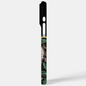 Buddhistische Carving: Intrikate Blätter & Orbs Case-Mate iPhone Hülle (Rückseite / Links)