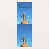 Buddhistische Duma mit Gebetsfahnen Thunder_Cove Yogamatte (Rückseite)