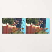 Buddhistische Duma mit Gebetsfahnen Thunder_Cove Yogamatte (Vorderseite (Horizontal))