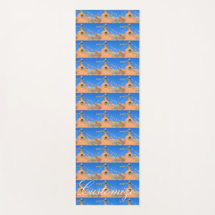 Buddhistische Duma mit Gebetsflaggen Thunder_Cove Yogamatte