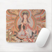 Buddhistische Fahne Mousepad (Mit Mouse)