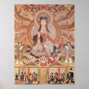 Buddhistische Fahne Poster