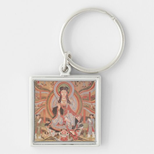 Buddhistische Fahne Schlüsselanhänger (Vorne)