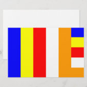 Buddhistische Flagge Briefpapier (Vorne/Hinten)
