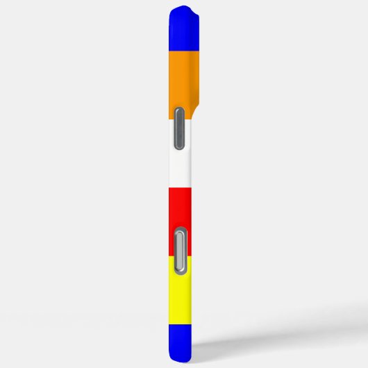 Buddhistische Flagge Case-Mate iPhone Hülle (Rückseite / Rechts)