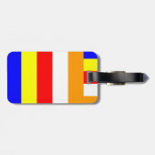 Buddhistische Flagge Gepäckanhänger (Rückseite horizontal)