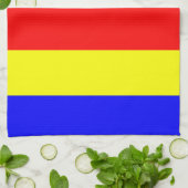 Buddhistische Flagge Geschirrtuch (Gefaltet)