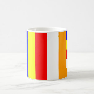 Buddhistische Flagge Kaffeetasse