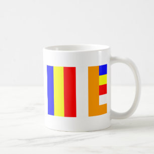 Buddhistische Flagge Kaffeetasse