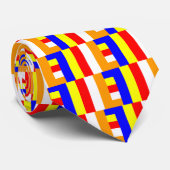 Buddhistische Flagge Krawatte (Gerollt)
