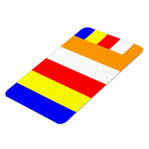 Buddhistische Flagge Magnet