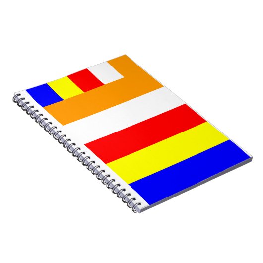 Buddhistische Flagge Notizblock (Rechte Seite)
