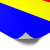 Buddhistische Flagge Poster (Ecke)