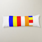 Buddhistische Flagge Seitenschläferkissen (Rückseite)