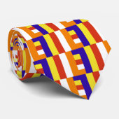 Buddhistische Flaggen-Krawatte Krawatte (Gerollt)