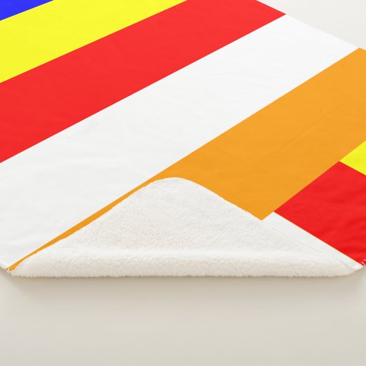 Buddhistische Flaggenfarben Buddhismus Symbolismus Sherpadecke (3/4)