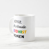 buddhistische Frauen Kaffeetasse (Vorderseite Links)