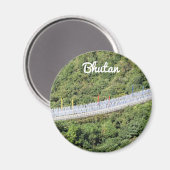 Buddhistische Gebetsfahnen - Bhutan Magnet (Vorderseite/Rückseite)