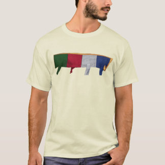 Buddhistische Gebetsfahnen, Kagyu Samye Ling Klost T-Shirt