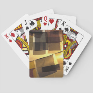 buddhistische Gebetsflaggen im Sonnenuntergang, Spielkarten