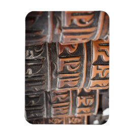 Buddhistische Gebetsräder rechteckiger Magnet