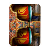 Buddhistische Gebetsrolle, Bhutan Magnet (Vertikal)