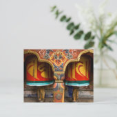 Buddhistische Gebetsrolle, Bhutan Postkarte (Stehend Vorderseite)