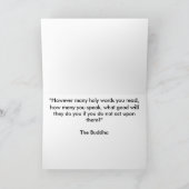 Buddhistische Gedanken Karte (Innenseite)