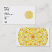 Buddhistische geistige Erdrad-Visitenkarten Visitenkarte (Vorne/Hinten)